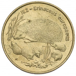 III Republic of Poland, 2 zlote 1966 Hedgehog