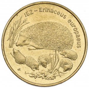 III Republic of Poland, 2 zlote 1966 Hedgehog