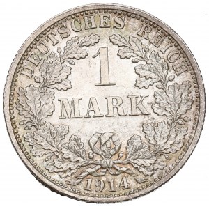 Germany, 1 mark 1914 F, Stuttgart