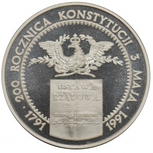 III RP, 200.000 złotych 1991 Konstytucja