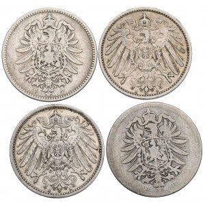 Germany, lot of 1 mark 1874-1908