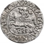 Zygmunt II August, Półgrosz 1558/8, Wilno - NGC MS62