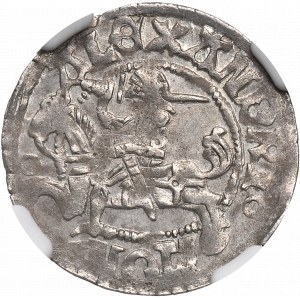 Alexander Jagellon, Halfgroat without date, Vilnius - NGC AU58