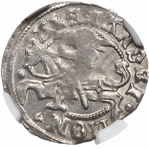 Alexander Jagellon, Halfgroat without date, Vilnius - NGC MS61