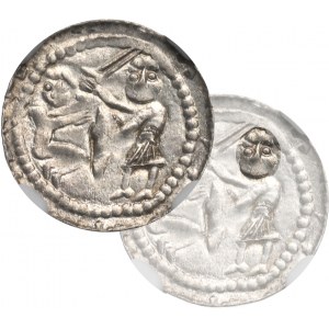 Vladislaus II, Denarius, Cracow - NGC MS62