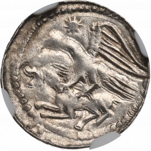 Vladislaus II, Denarius, Cracow - NGC MS62