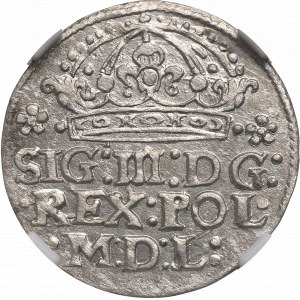 Zygmunt III Waza, Grosz 1614, Kraków - NGC MS61