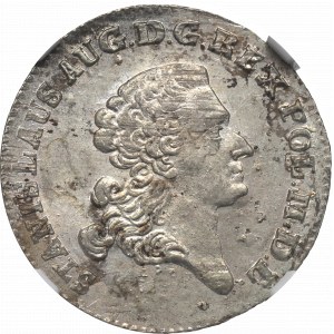Stanislaus Augustus, 8 groschen 1766 FS - NGC MS63