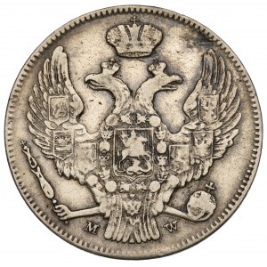 Zabór rosyjski, Mikołaj I, 30 kopiejek=2 złote 1837, Warszawa