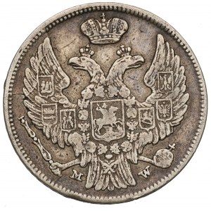 Poland under Russia, Nicholas I, 15 kopecks=1 zloty 1836 MW