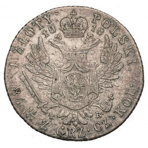 Kingdom of Poland, Alexander I, 1 zloty 1818 IB