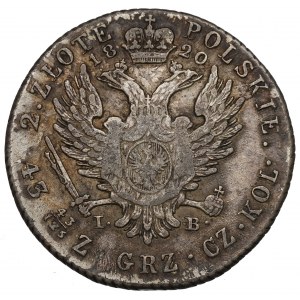 Poland under Russia, Alexander I, 2 zloty 1820