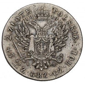 Kingdom of Poland, Alexander I, 2 zloty 1818