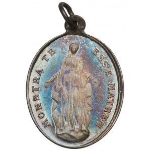 Francja, Medalik kongregacja dzieci Maryi - srebro