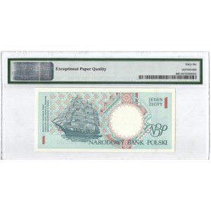 IIIRP, 1 złoty 1990 - A - PMG 66 EPQ