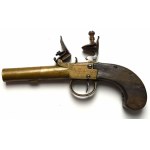 Anglia, Pistolet skałkowy II połowa XVIII wieku, Londyn