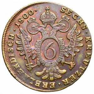 Austro-Węgry, 6 krajcarów 1800