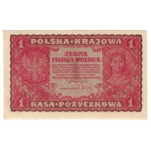 II Rzeczpospolita, 1 marka polska 1919 I SERJA KL