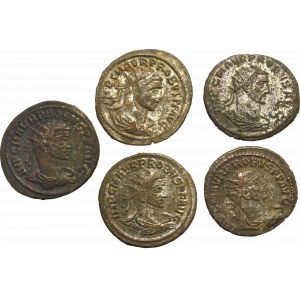 Roman Empire, Probus, Lot of 5 antoniniani