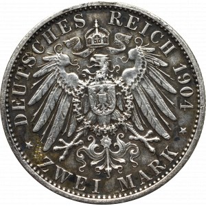 Germany, Mecklenburg-Schwerin, 2 mark 1904