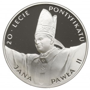 III RP, 10 złotych 1998 20-lecie pontyfikatu Jana Pawła II
