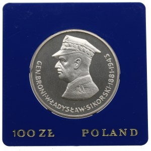 PRL, 100 złotych 1981 - Sikorski
