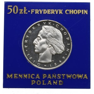 PRL, 50 złotych 1972 - Chopin