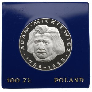 PRL, 100 złotych 1978 - Mickiewicz