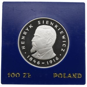 PRL, 100 złotych 1977 - Sienkiewicz