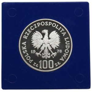 PRL, 100 złotych 1978 Ochrona środowiska - Łoś