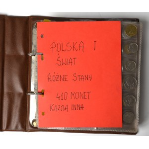 Polska i świat, klaser monet (410 egz)