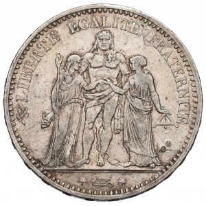 France, 5 francs 1875