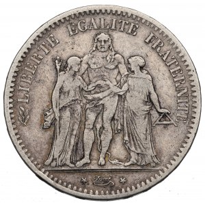 Francja, 5 franków 1848