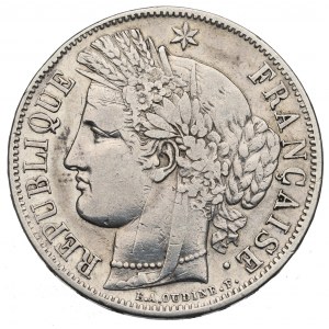 Francja, 5 franków 1850 A