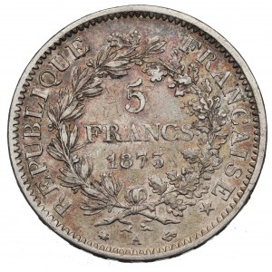 Francja, 5 franków 1873