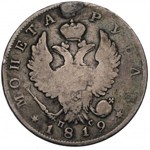 Russia, Alexander I, Rouble 1819