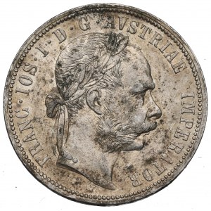 Austria-Hungary, Franz Joseph I, 1 florin 1878