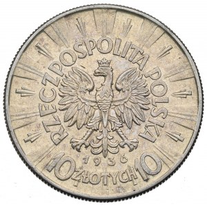 II Republic of Poland, 10 zloty 1936 Pilsudski