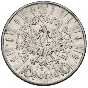 II Republic of Poland, 10 zloty 1936 Pilsudski