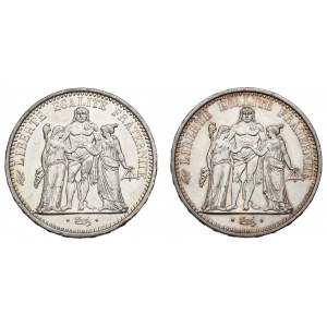 Francja, Zestaw 10 franków 1965-66