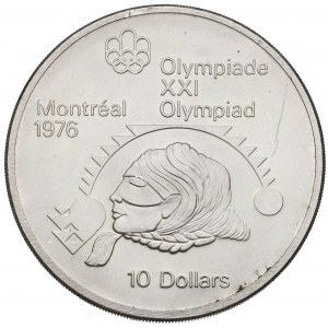 Canada, 10 dollars 1975 Olympic games