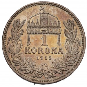 Hungary, 1 corona 1915