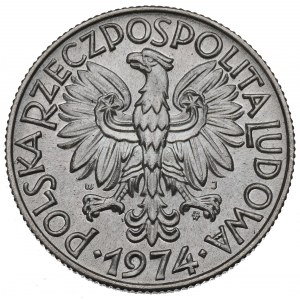 PRL, 5 złotych 1974 Rybak