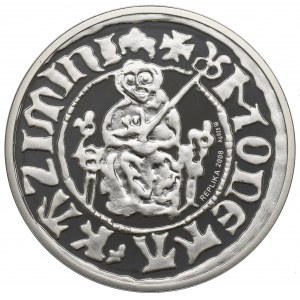 III RP, Replika grosza Kazimierza Wielkiego - srebro
