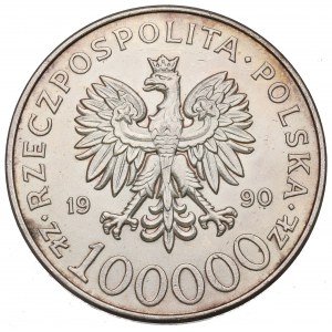 III RP, 100.000 złotych 1990 Solidarność typ A