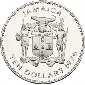 Jamajka, 10 dolarów 1976