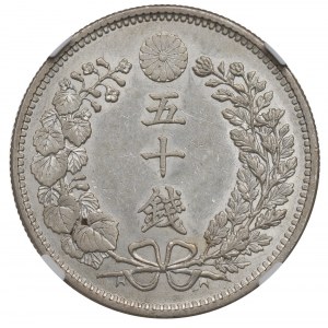 Japonia, 50 sen 1899 - NGC MS62