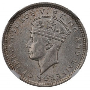 Malaje Brytyjskie, 10 centów 1941 - NGC MS64