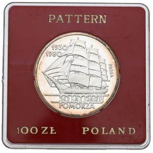 PRL, 100 złotych 1980 Dar Pomorza - próba srebro