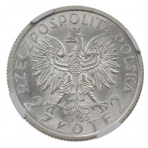 II Republic of Poland, 2 zloty 1932 - NGC MS63